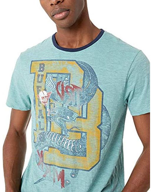 Download Lyst - Buffalo David Bitton Short Sleeve Crew Neck Tee ...