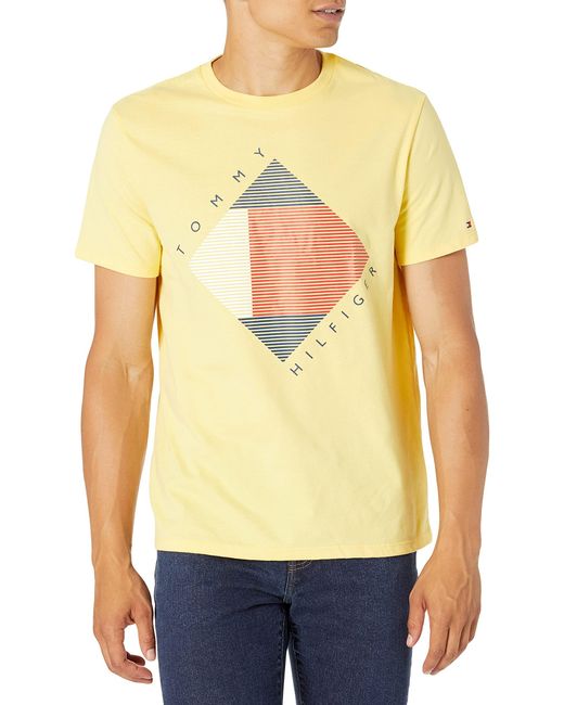 Tommy Hilfiger Men's Short Sleeve Crew Neck Graphic T-Shirt