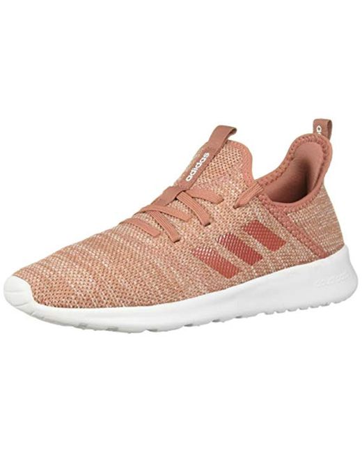 adidas Cloudfoam Pure Running Shoe in Pink | Lyst