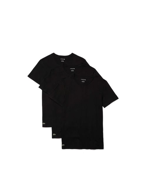 lacoste crew neck t shirt 3 pack