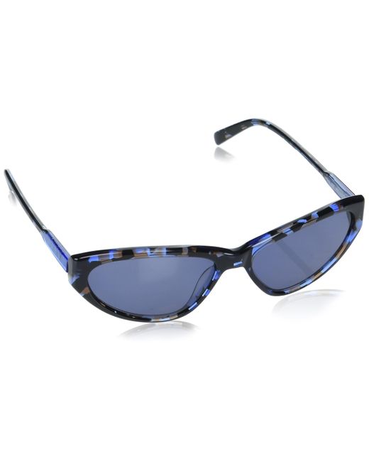 DKNY Blue Dk542s Oval Sunglasses