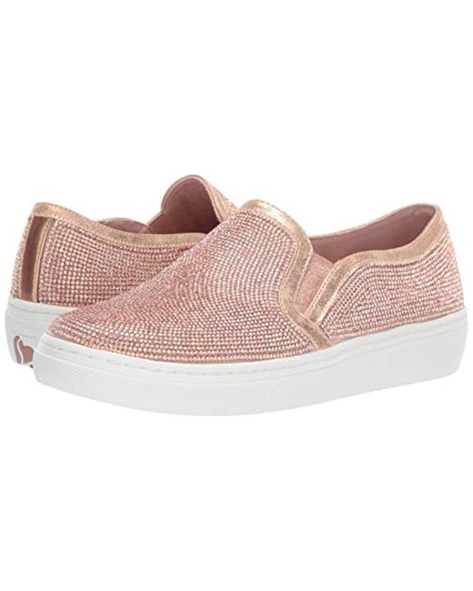 Skechers Goldie-flashow. Small Tonal Rhinestone Slip On Sneaker in Rose ...