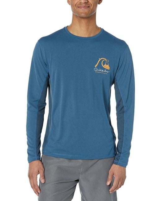 Quiksilver Standard Bamboo Check 2 Short Sleeve Rashguard Upf 50 Sun Protection Surf Shirt in