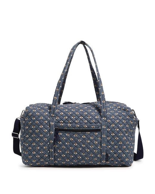 Vera Bradley Large Travel Duffel Bag in Blue Lyst