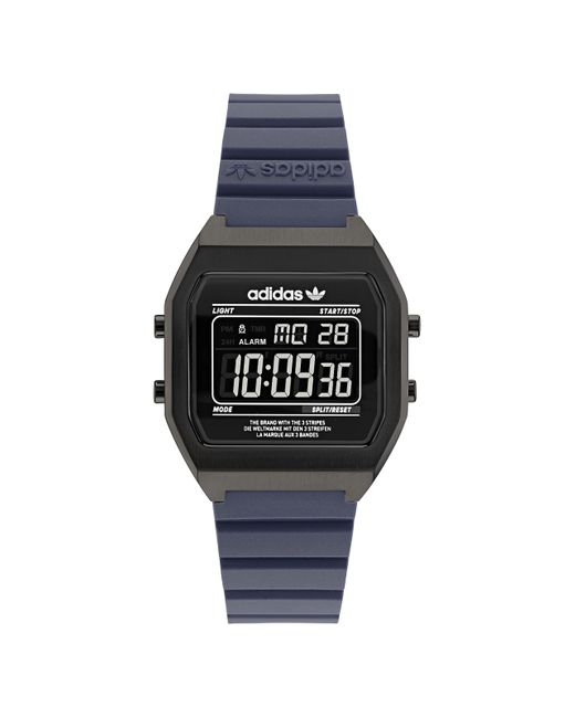 adidas Navy Blue Resin Strap Digital Watch | Lyst