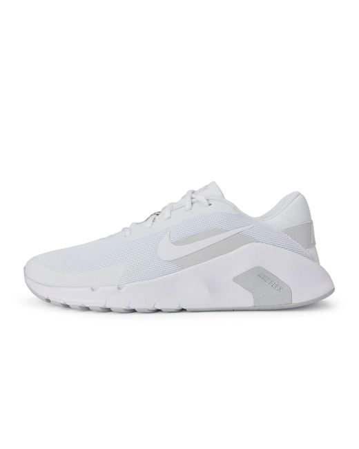 Nike White Flex Train Workout Shoes for men