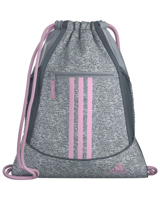 Adidas Gray 's Alliance 2 Sackpack Draw String Bag