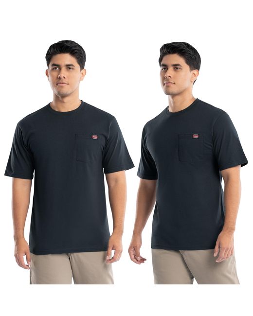 Wrangler Blue Workwear Short Sleeve Pocket T-shirt for men
