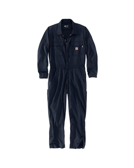 Carhartt S Flame Resistant Force Loose Fit Lightweight Coverall in Blue for Men Lyst