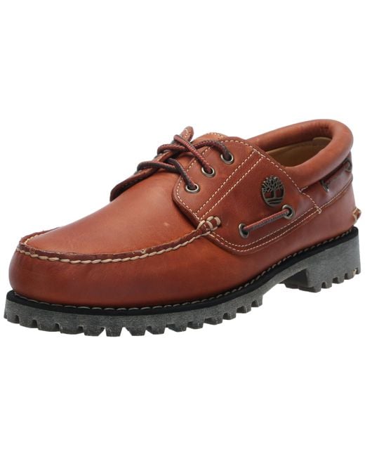 Scarpe basse da barca da di Timberland in Red da Uomo