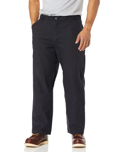 Carhartt Blue Flame Resistant Washed Duck Work Dungaree,black,42 X 34 for men