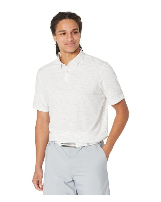 Adidas White Go-to Camo Printed Polo for men