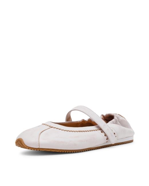 Steve Madden White Anaya Ballet Flat