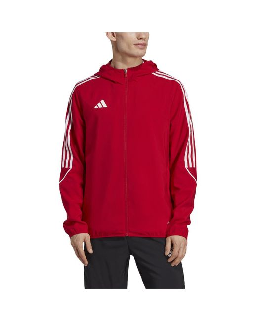 Adidas Red Size Tiro23 League Windbreaker for men