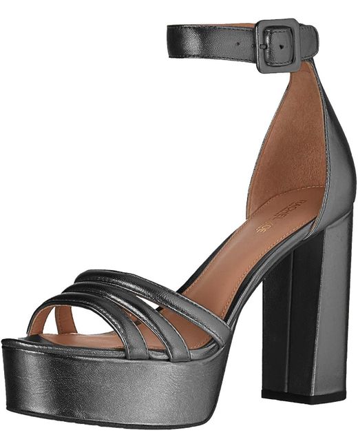 Rachel Zoe Leather Ella Platform Ankle Strap Sandal in Black - Save 78% -  Lyst