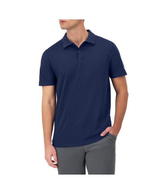 Champion Blue , Comfortable, Best Polo T-shirt For , Athletic Navy With Taglet, Large for men