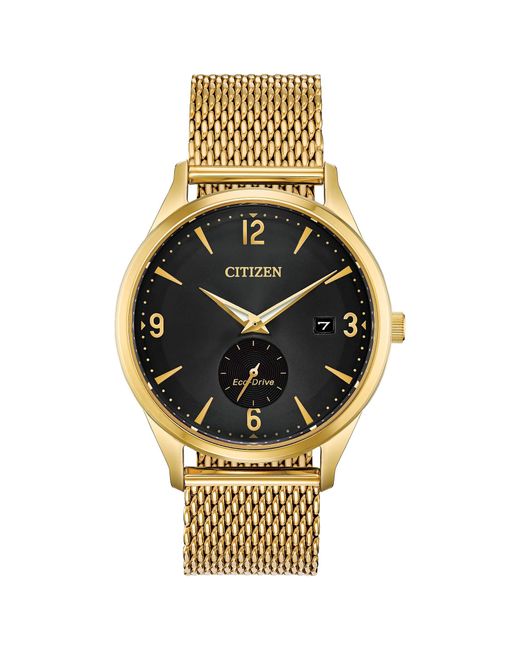 citizen watch and bracelet set gold
