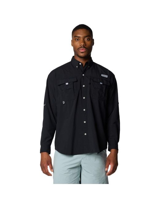 Columbia Black Bahama Ii Long Sleeve Shirt for men