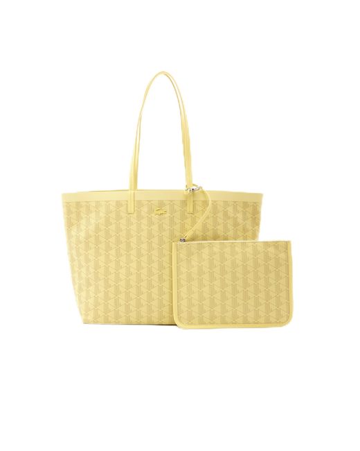 Lacoste Shopping Bag in Yellow Lyst
