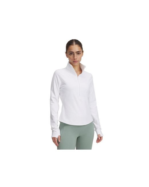 Under Armour White S Motion 1/2 Zip,