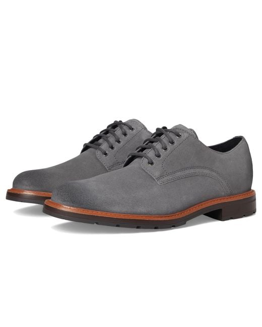 Cole Haan Black Chamberlin Grand Plain Toe Oxfords for men