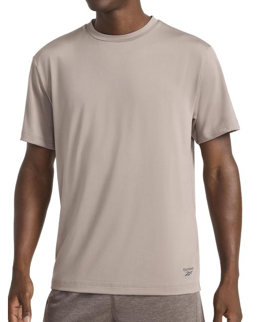 Reebok Brown 's Sonic Bolt Short Sleeve Crewneck T-shirt for men