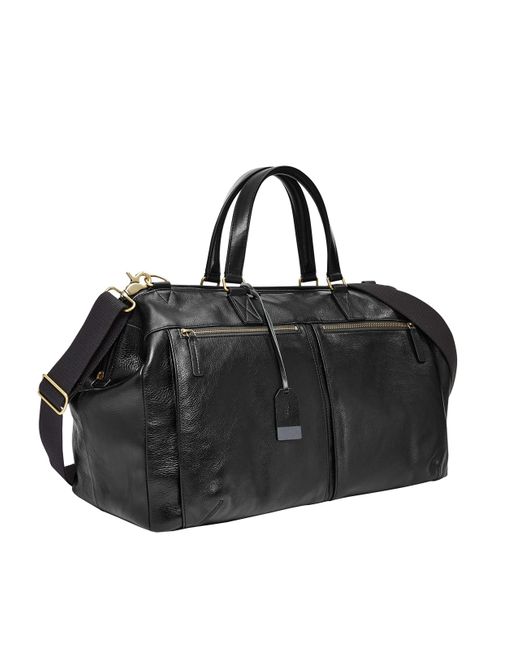 Fossil Defender Leather Travel Duffle 