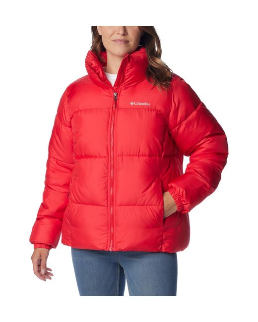 Columbia Red Puffect Jacket