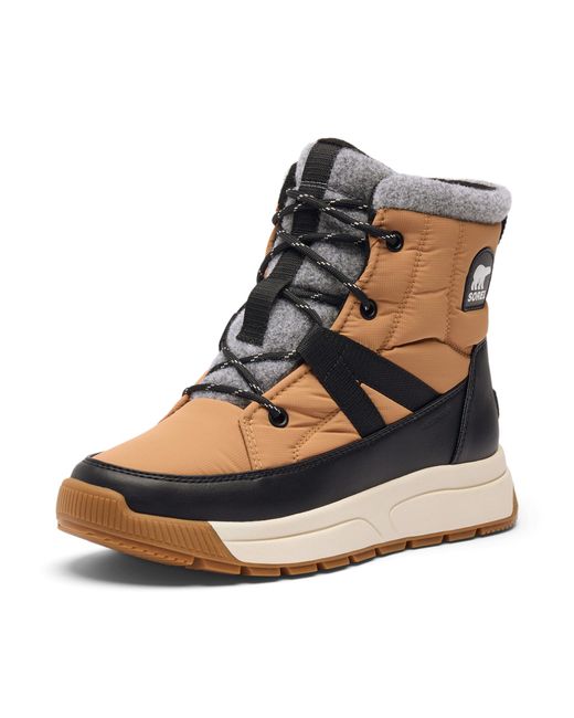 Sorel Black Whitney Iii Mid Waterproof Calf Boot
