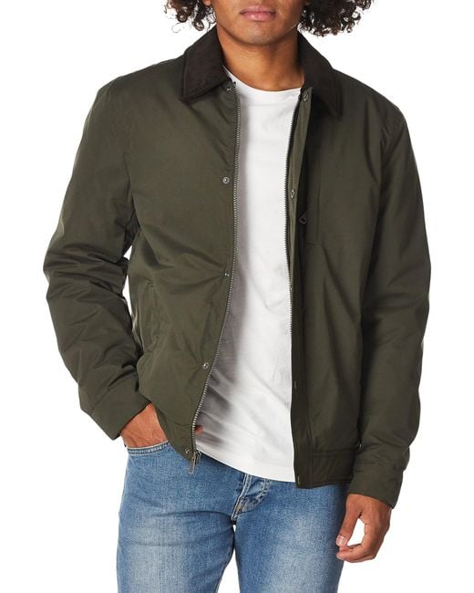 olive green barn coat