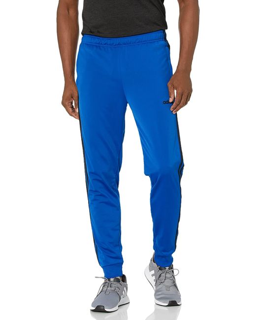 essentials 3 stripes tapered tricot pants