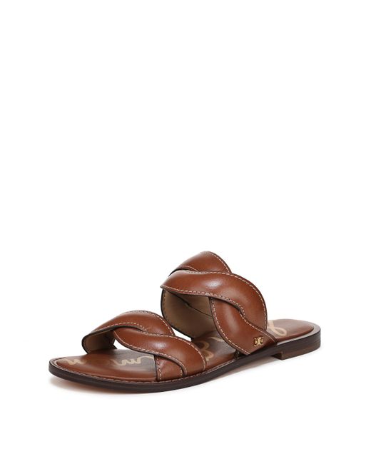 Sam Edelman Brown Hellen Flat Sandal