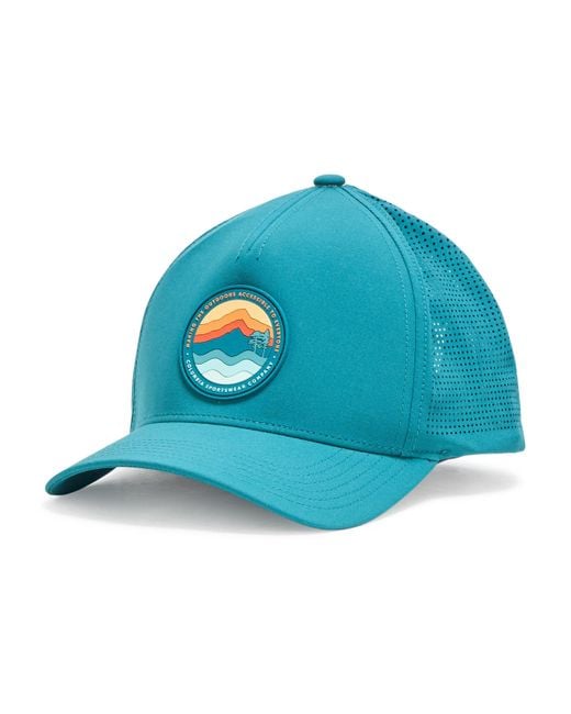 Columbia Blue Mountaincap 3d Stretch Snap Back