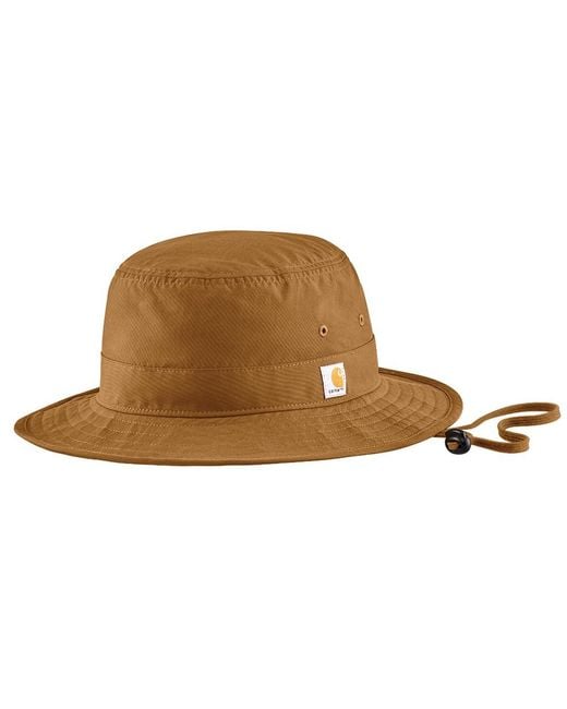 Carhartt Brown Rain Defender Lightweight Bucket Hat