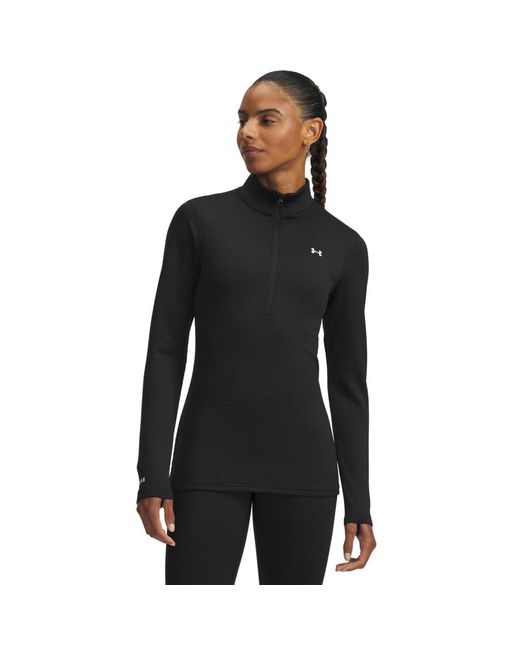 Under Armour Black Packaged Base 4.0 Half Zip,