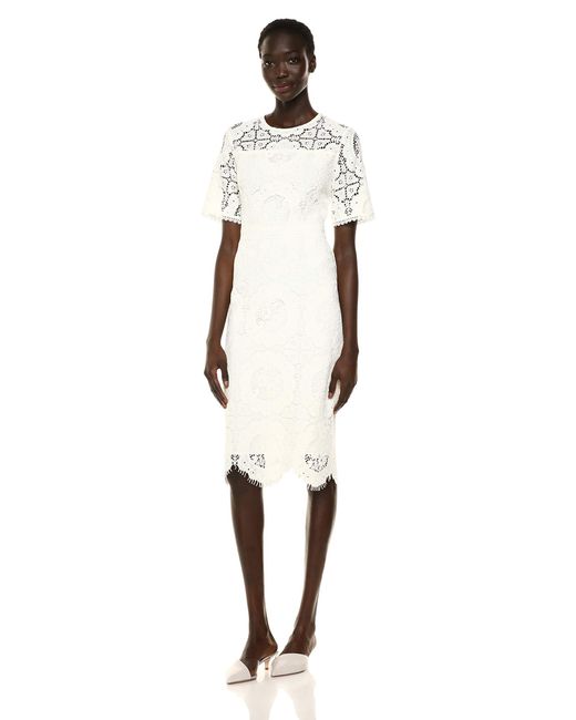 Shoshanna White Marmande Dress