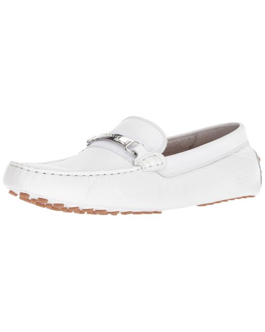 Lacoste White Ansted Loafer for men