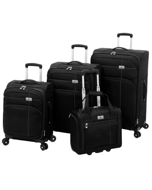 london fog black luggage