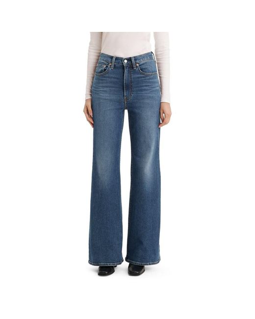 Levi's Blue Ribcage Bell Bottom Jeans