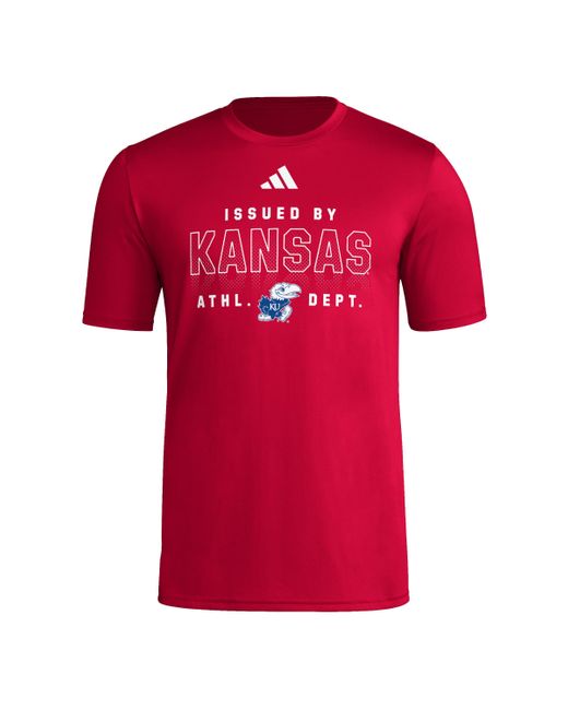 Adidas Red Pre-game T-shirt for men