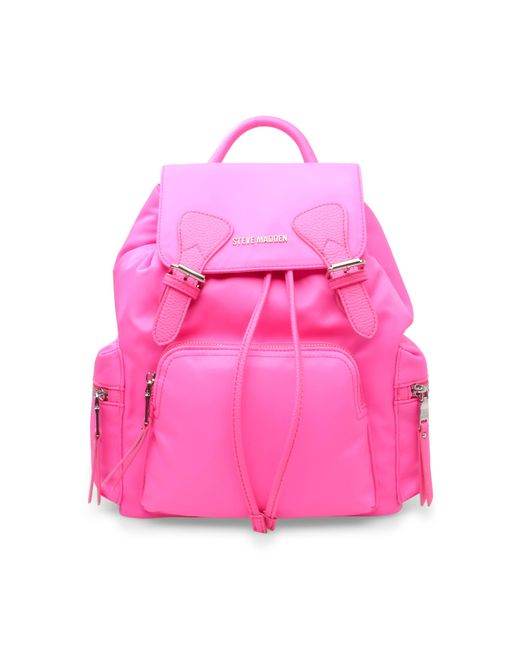 Steve Madden Pink Wild Nylon Backpack