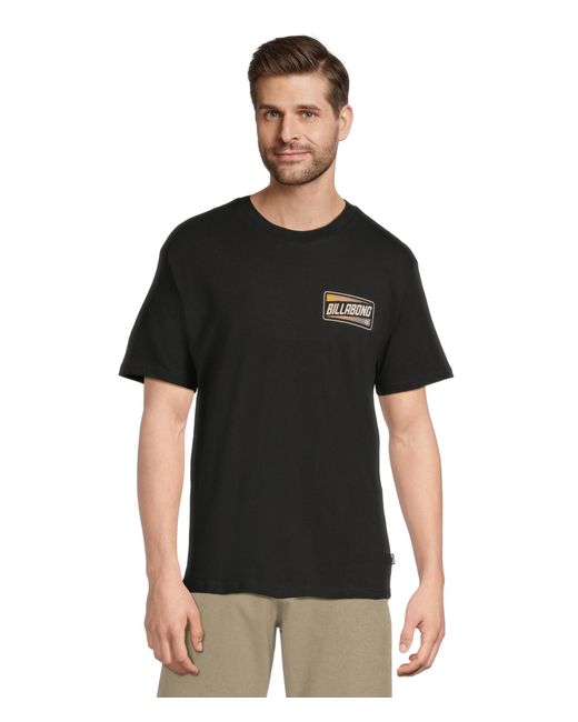 Billabong Black Walled Regular Short Sleeve for men