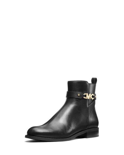 Michael Kors Black Farrah Flat Bootie