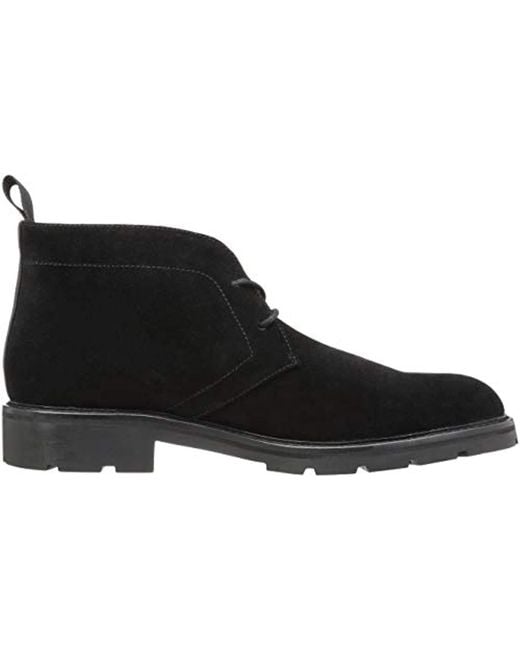 Calvin Klein Ultan Calf Suede Chukka Boot in Black for Men - Save 61% - Lyst