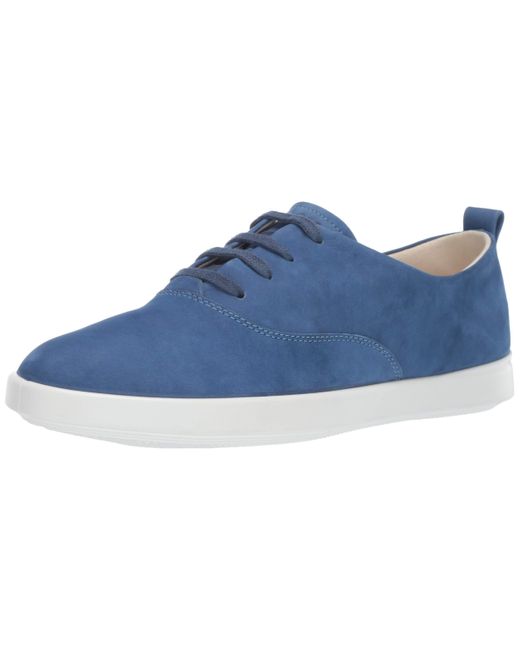 Ecco Leisure Tie Sneaker in Blue Lyst