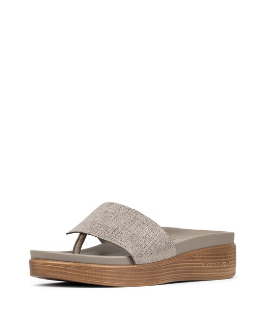Donald J Pliner Brown Donald Pliner Fifi Flip-flop