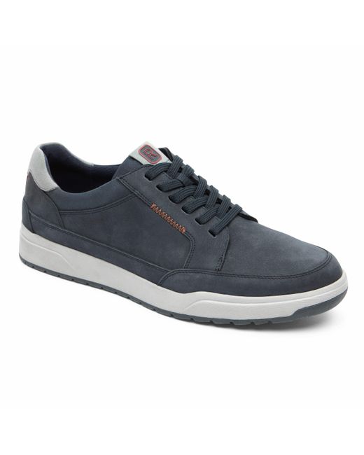 Rockport Bronson Lace To Toe Sneaker in Navy Nubuck (Blue) for Men ...