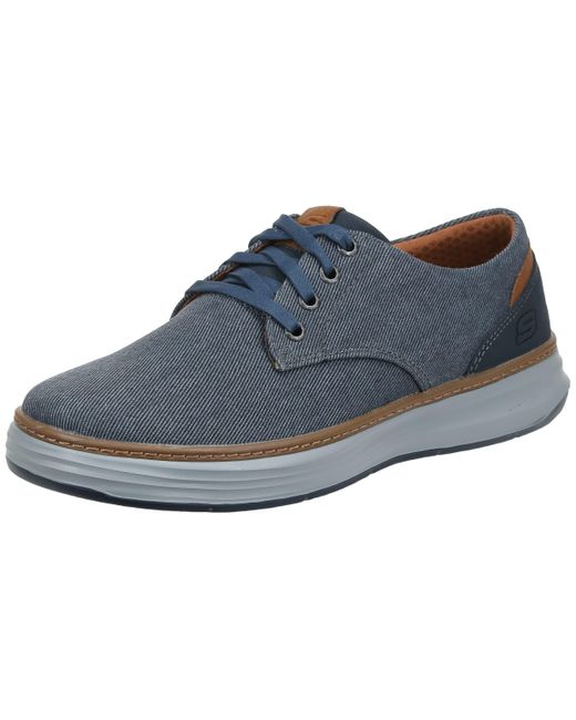 Skechers S 65981w Moreno Canvas Oxford in Blue for Men - Save 48% | Lyst