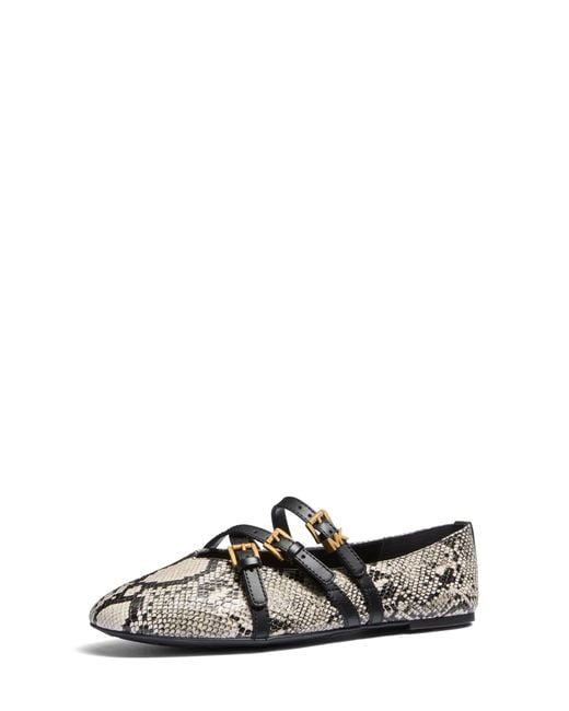 Michael Kors White Indy Flex Ballet Flat