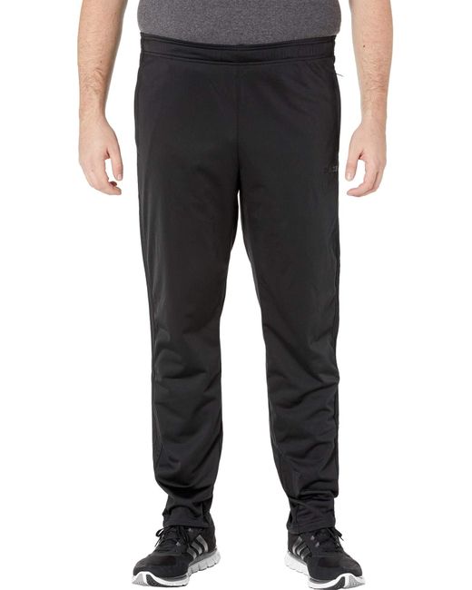 Adidas Black Essentials 3-stripes Primegreen Regular Fit Full Length Tapered Training Joggers Sweatpants for men